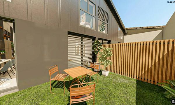 MAGNIFIQUE DUPLEX  DE 111m2 A MONTCHAT AVEC JARDIN 