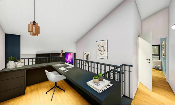 MAGNIFIQUE DUPLEX  DE 111m2 A MONTCHAT AVEC JARDIN 