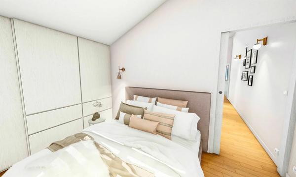 MAGNIFIQUE DUPLEX  DE 111m2 A MONTCHAT AVEC JARDIN 