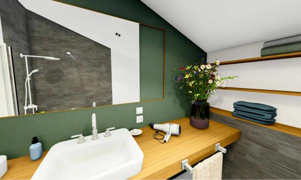 MAGNIFIQUE DUPLEX  DE 111m2 A MONTCHAT AVEC JARDIN 