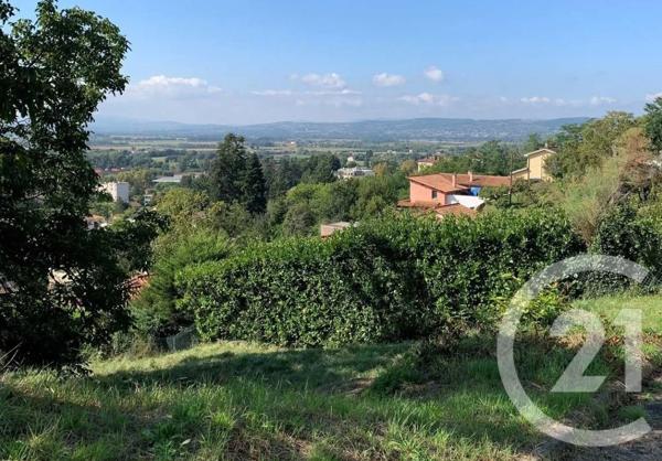 Terrain à vendre  1106 m 2   TREVOUX  - 01