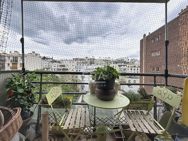 Appartement Paris 2 pièces 48m2 Balcon Michel Bizot