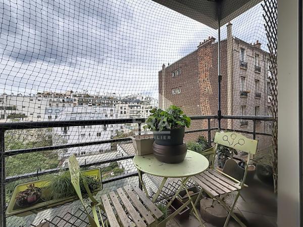 Appartement Paris 2 pièces 48m2 Balcon Michel Bizot