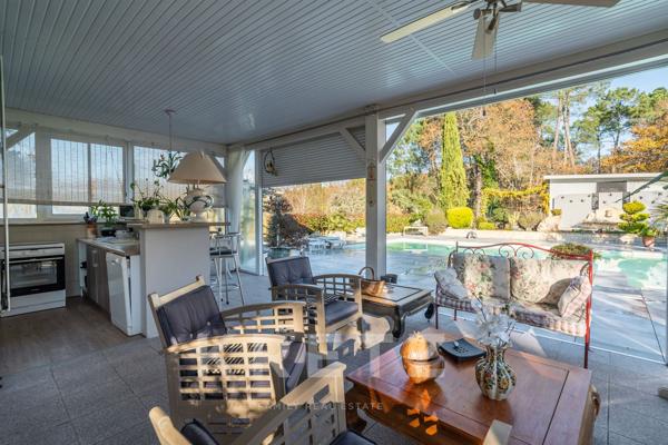 Villa style Louisiane avec lac privé