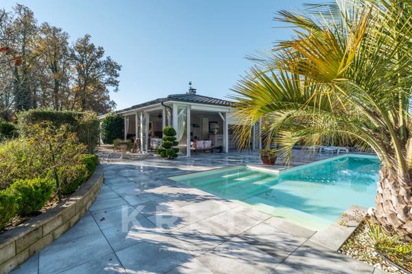 Villa style Louisiane avec lac privé