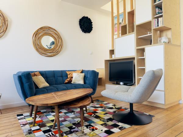 DERNIER ÉTAGE AVEC JARDIN – T2 BIS DE CHARME – VANNES CENTRE