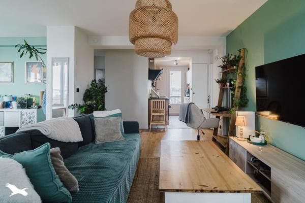 Appartement à vendre 266 333 € Villeurbanne 3 p 63 m² DPE E