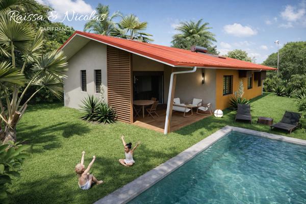 Maison T4 avec grand terrain - MACOURIA (973)