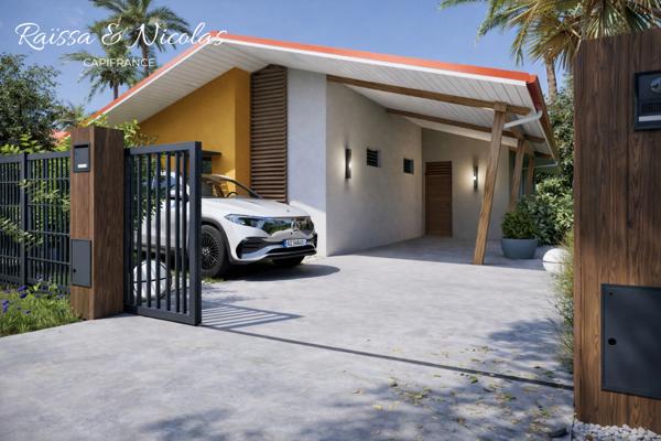 Maison T4 avec grand terrain - MACOURIA (973)