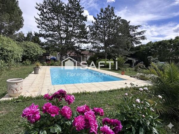 Maison 4 pièces garage piscine terrasse véranda
