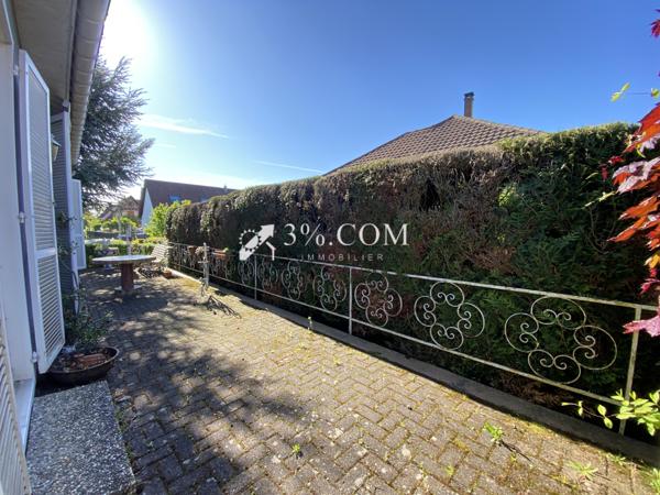3%.COM - En Exclusivité à BRUMATH (Rue horace), maison individuelle de 72m² , 2 chambres, 1 jardin. Brumath (67170)