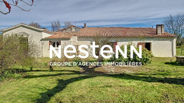A vendre Maison à Pompiey 4 pièces 96 m2 avec jardin et dépendance à rénover