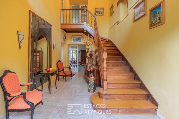 Métairie rénovée avec parc arboré et potentiel d’accueil à Carcassonne