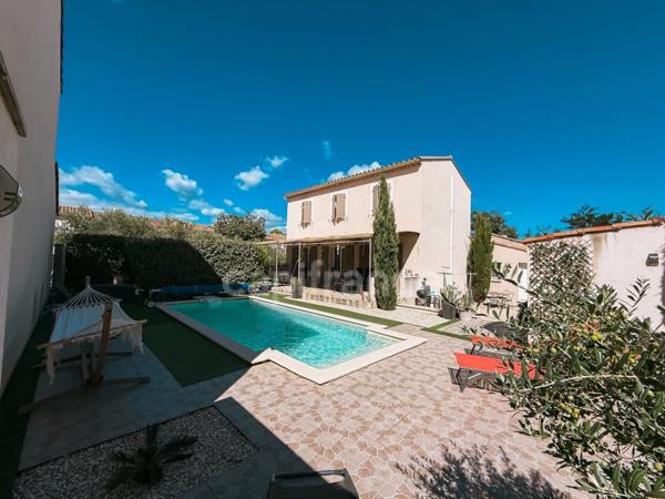 Maison R+1 de 100 m² avec piscine sur un terrain de 506 m² arboré et aménagé