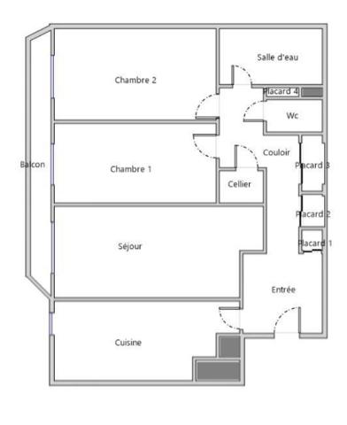 Appartement à vendre 3 pièces 65 m² Paris 19