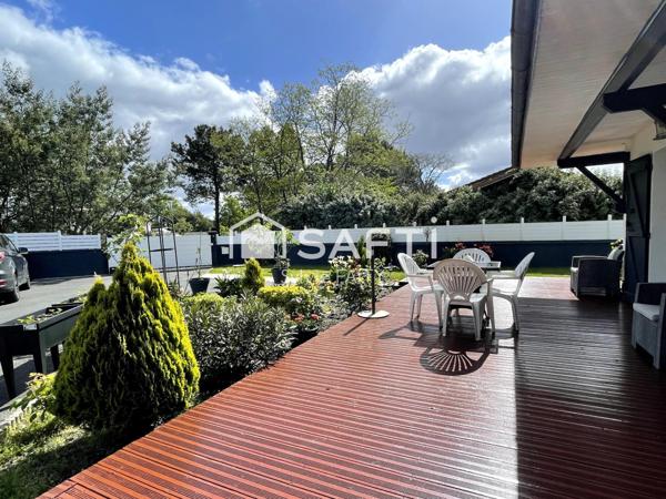 Maison T5 de plain pied - 3 chambres -1 bureau - 1 dépendance