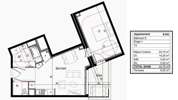 Appartement à vendre 2 pièces 45 m² Clermont-Ferrand