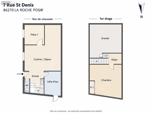 Achat - Maison | Maison de ville La Roche-Posay 86270 3 pièces 89 m 2 85 m 2