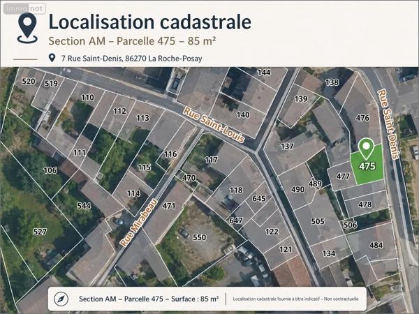 Achat - Maison | Maison de ville La Roche-Posay 86270 3 pièces 89 m 2 85 m 2