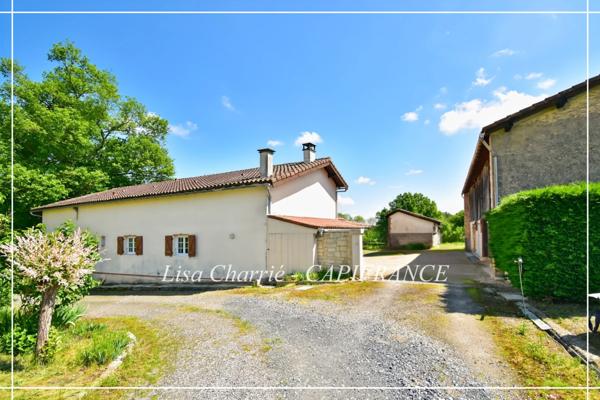 Propriété de charme à vendre 8 pièces proche de NOGARO (32) 240 m2 habitables implantée sur 9 HECTARES de terrain SANS VIS-A-VIS, CAMPAGNE GERSOISE