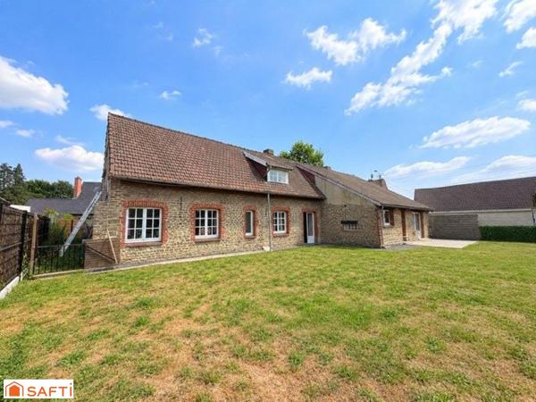 Maison individuelle de caractère en pierre – Saint-Amand-les-Eaux –double garage