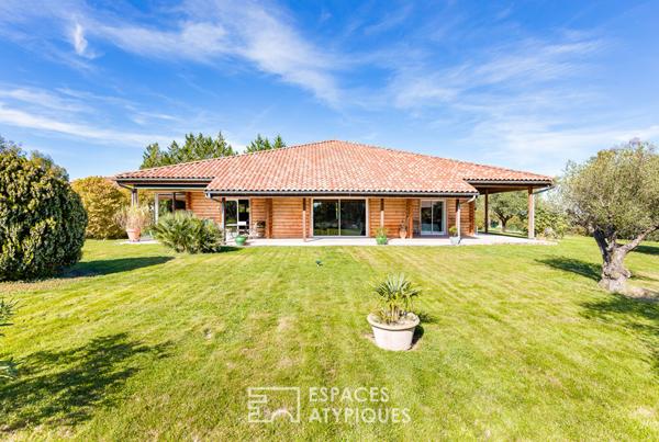 Charmante maison en bois à Samatan