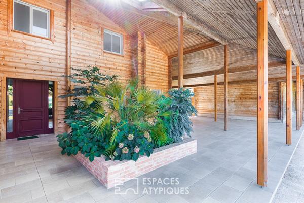 Charmante maison en bois à Samatan