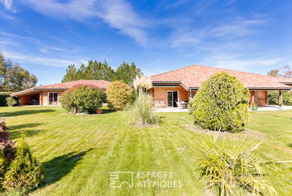 Charmante maison en bois à Samatan