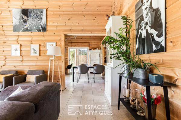 Charmante maison en bois à Samatan