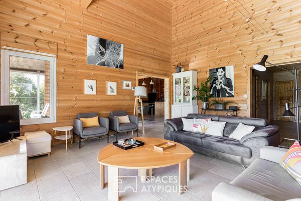 Charmante maison en bois à Samatan