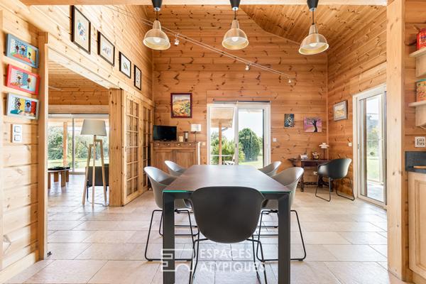 Charmante maison en bois à Samatan