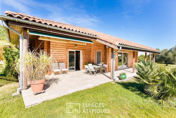 Charmante maison en bois à Samatan