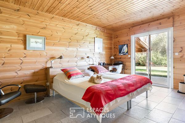 Charmante maison en bois à Samatan