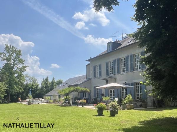 St jean le Blanc, proche Orleans, à vendre, maison de Maitre du XIX eme de 423 M² habitables, 490 AU SOL, avec piscine, parc arboré de 4655 m²