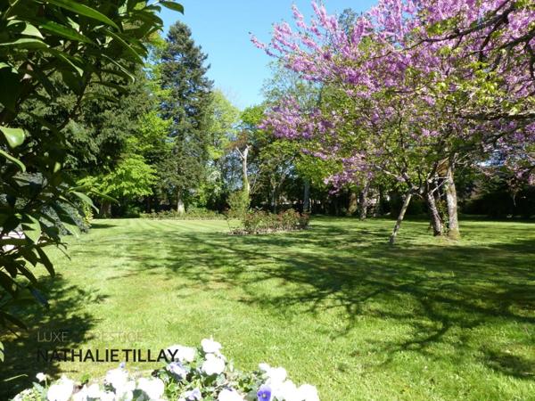 St jean le Blanc, proche Orleans, à vendre, maison de Maitre du XIX eme de 423 M² habitables, 490 AU SOL, avec piscine, parc arboré de 4655 m²