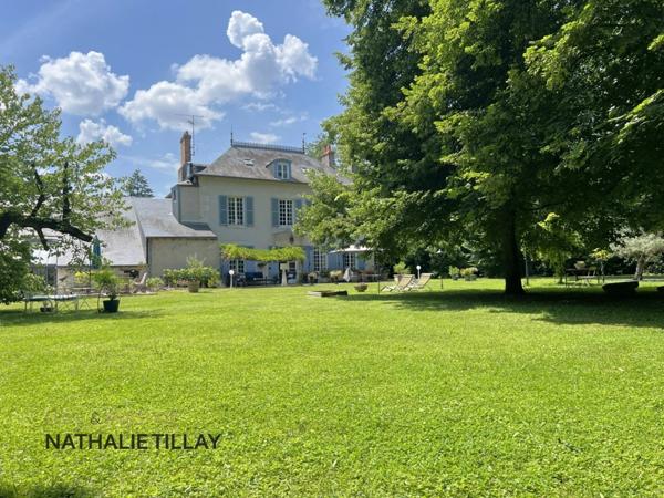 St jean le Blanc, proche Orleans, à vendre, maison de Maitre du XIX eme de 423 M² habitables, 490 AU SOL, avec piscine, parc arboré de 4655 m²