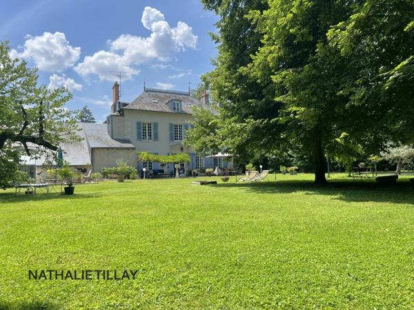 St jean le Blanc, proche Orleans, à vendre, maison de Maitre du XIX eme de 423 M² habitables, 490 AU SOL, avec piscine, parc arboré de 4655 m²