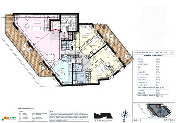 Antibes Juan-les-Pins - Appartement 5 pièces – Vue mer – Nouvelle résidence 7 min des plages