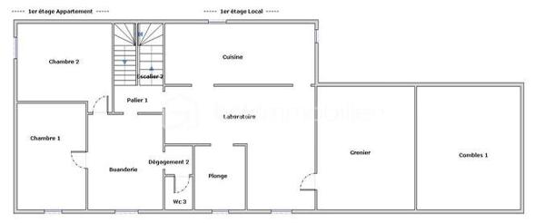Immeuble mixte de 274 m²