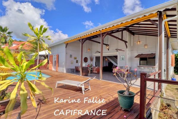 SAINTE LUCE (972) - Villa créole T5 avec bungalow indépendant et piscine – À 300 m de la plage