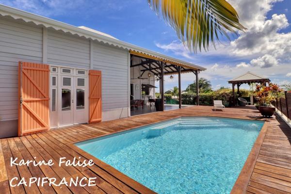 SAINTE LUCE (972) - Villa créole T5 avec bungalow indépendant et piscine – À 300 m de la plage