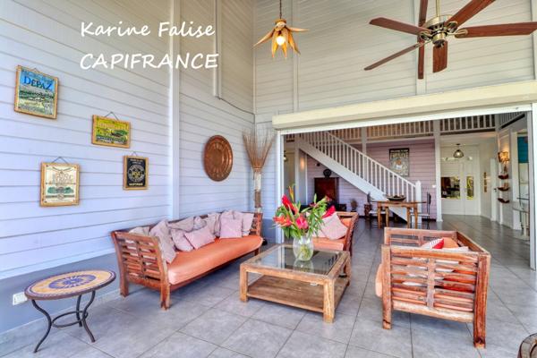 SAINTE LUCE (972) - Villa créole T5 avec bungalow indépendant et piscine – À 300 m de la plage