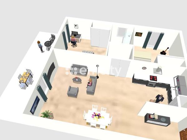 Appartement 3 pièces - 67 m² Exclusivité efficity