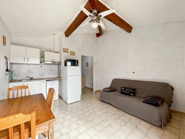 Pavillon Sausset Les Pins 1 pièce(s) 23.39 m2 - terrasse de 15m2 vue mer