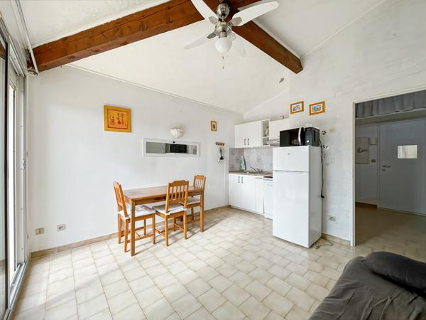 Pavillon Sausset Les Pins 1 pièce(s) 23.39 m2 - terrasse de 15m2 vue mer