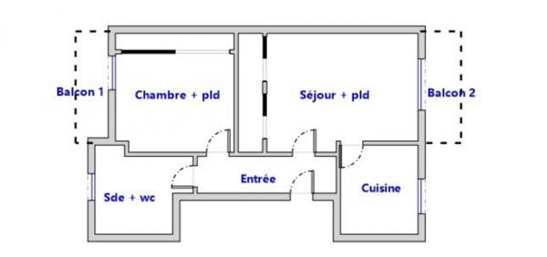 Appartement à vendre 2 pièces 42 m² Drancy