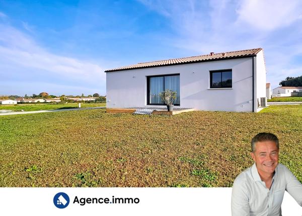 À vendre - Maison plain-pied, 3 pièces située à Cravans (17260)