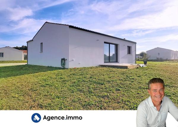 À vendre - Maison plain-pied, 3 pièces située à Cravans (17260)