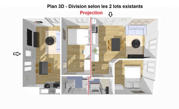 Appartement 5 pièces - 59 m² Exclusivité efficity