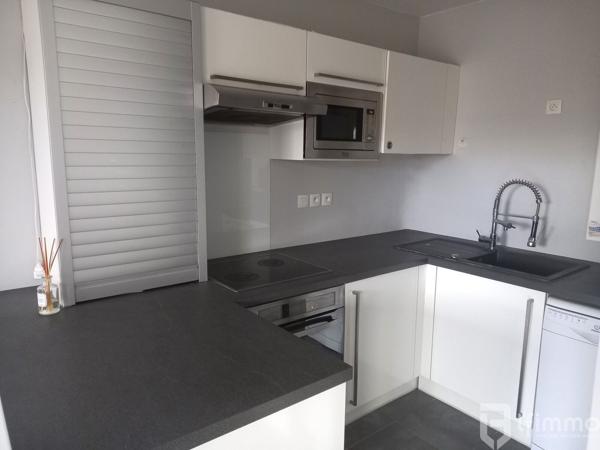 Appartement T2, 40m2, 1 chambre et terrasse